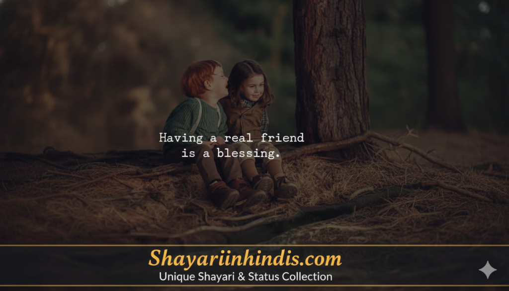 Heart Touching Best Friend Shayari in English 2 Line ❤️