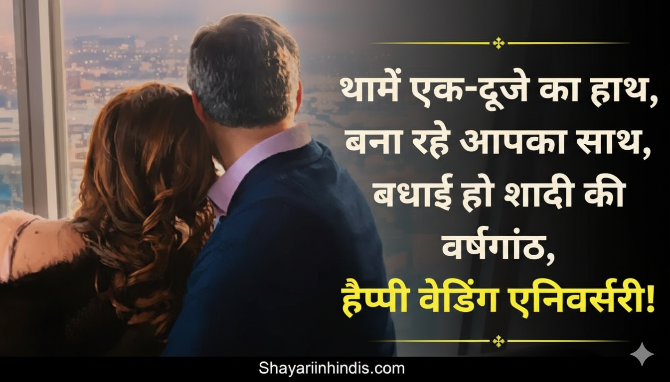 Top Anniversary Shayari in Hindi for Husband & Wife 2026
