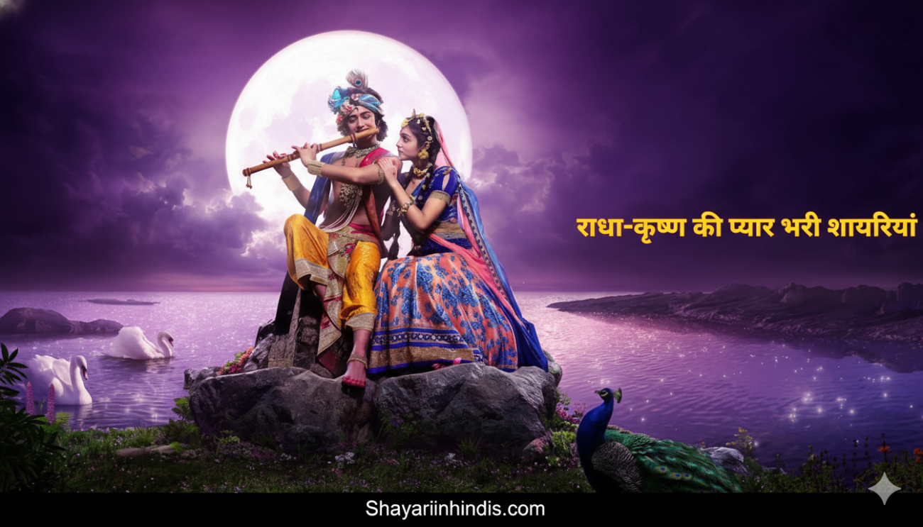 Top Radha Krishna Shayari in Hindi | Love, Bhakti & Divine Quotes 2026