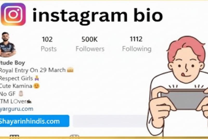 600+ Instagram Bio Shayari (Love, Attitude, Sad) Hindi 2026