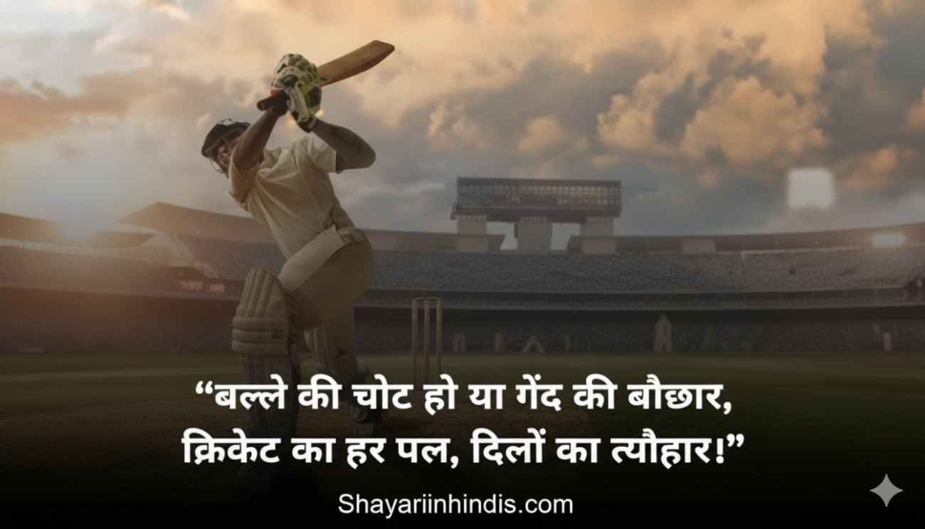 800+ Cricket Shayari in Hindi 🏏 | Best Status & Quotes 2026